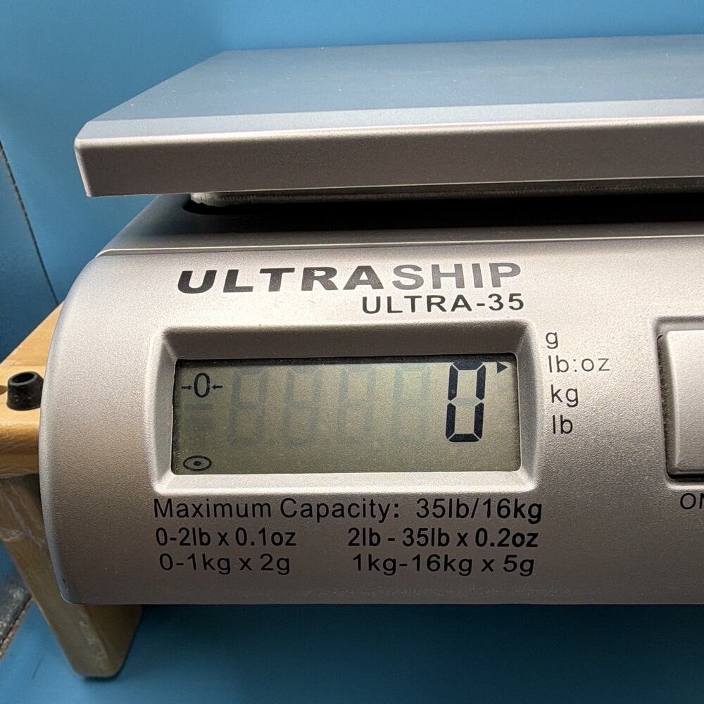 My Weigh UltraShip ULTRA-35 Small Postal Scale 35lb/16kg Hold Tare/Zero - Picture 2 of 6